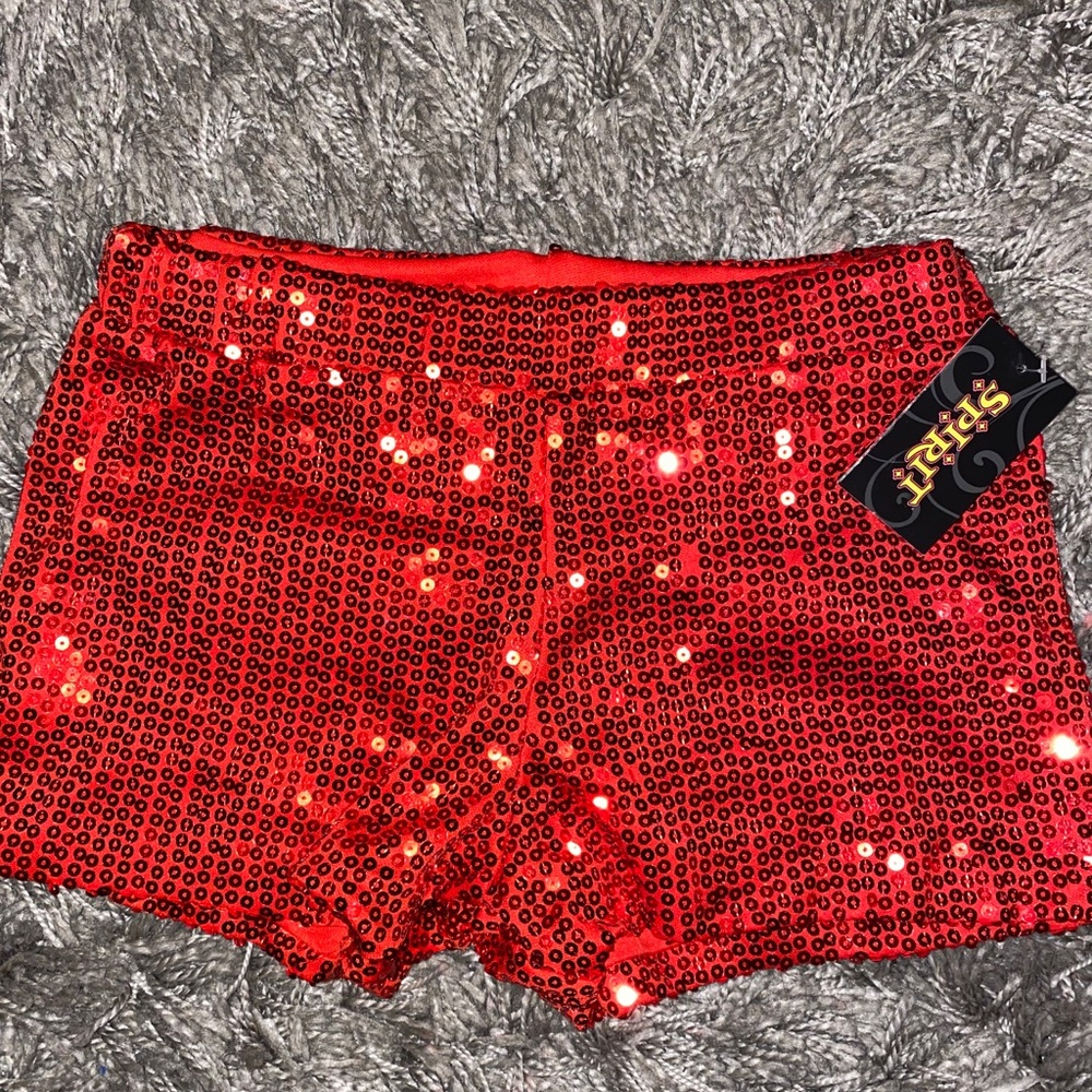 spirit red shorts